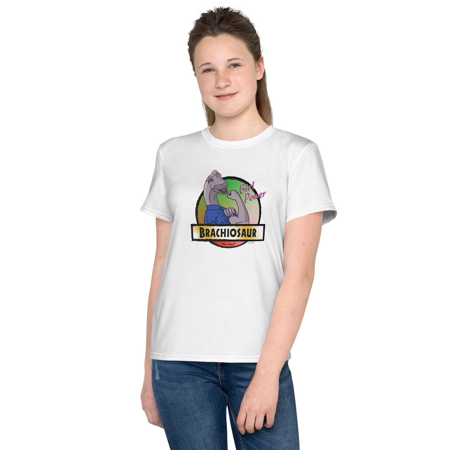T-shirt Youth Girls - JP Collection "Brachiosaur" (En)